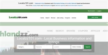 Localzz101.com  - National to local business and information listings. 